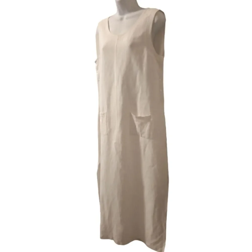 Cali Cali vintage off white tank maxi dress size L